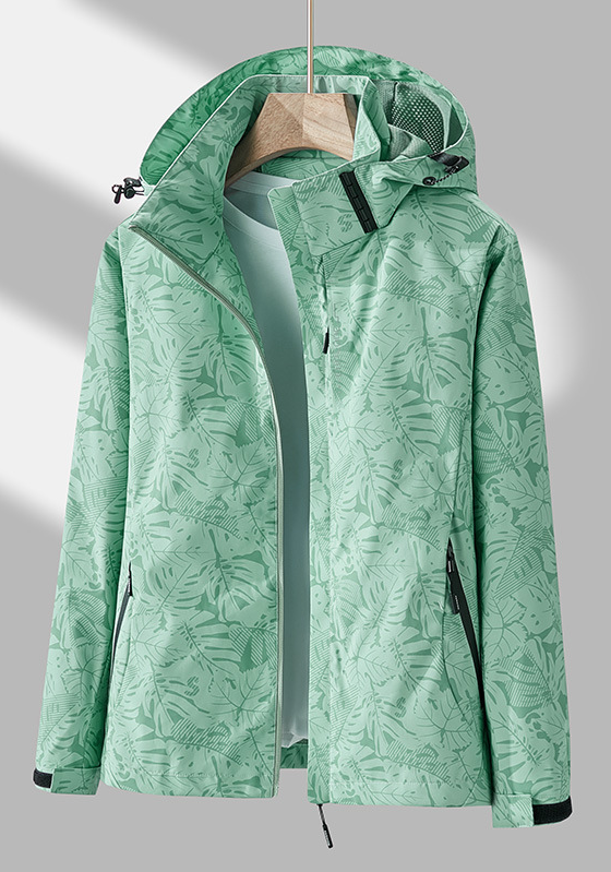 Women's Windbreaker Hooded with Zipper | Winter