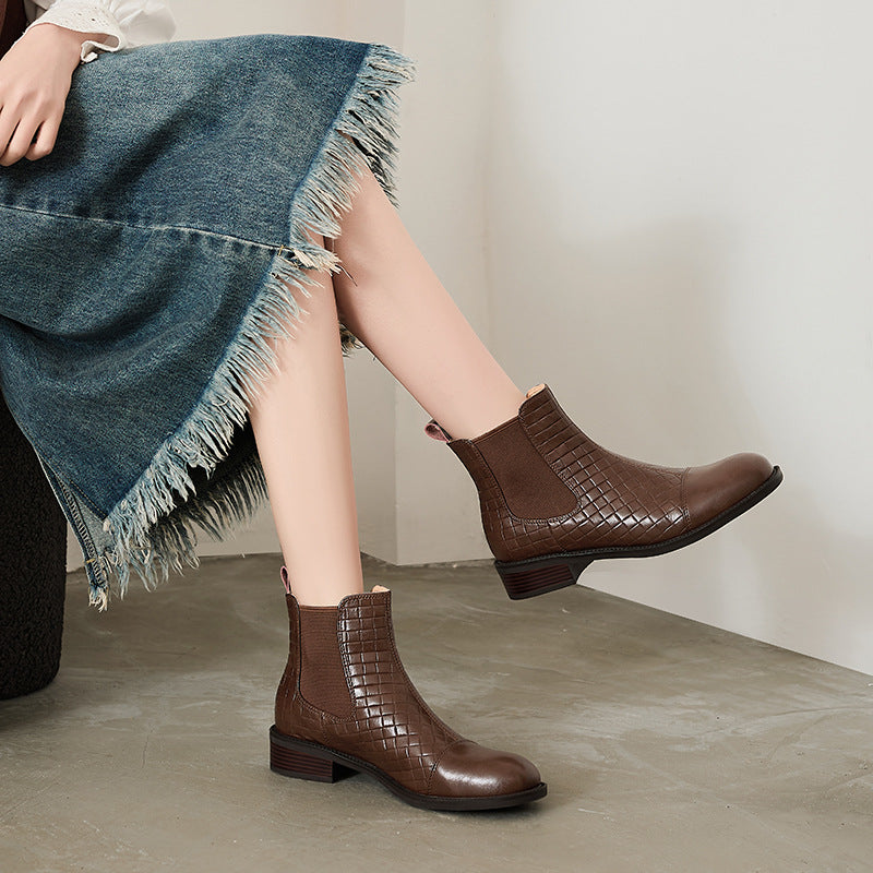 Women’s Work Chelsea Boots With Low Heel | Elegant