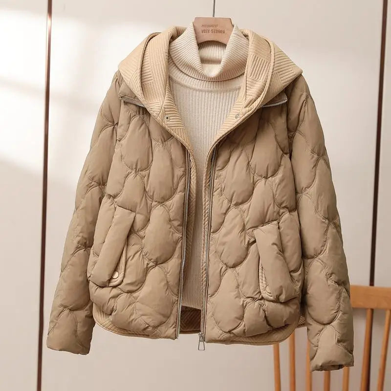 Women's Zip-Front Quilted Jacket | Side Pockets