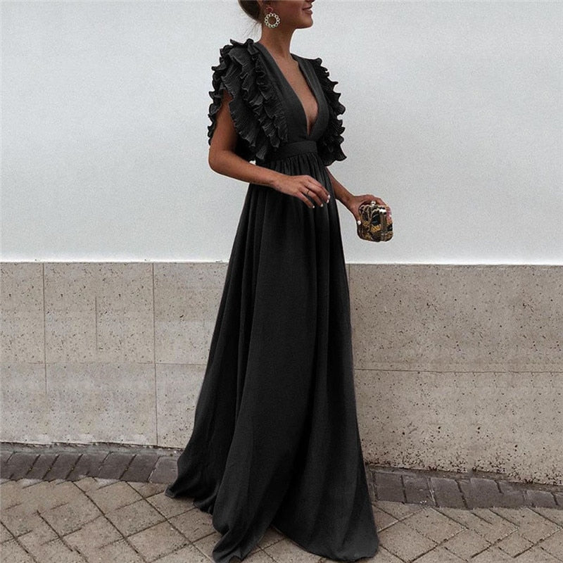 Women’s Elegant Maxi Dress Special Occasions | Evening