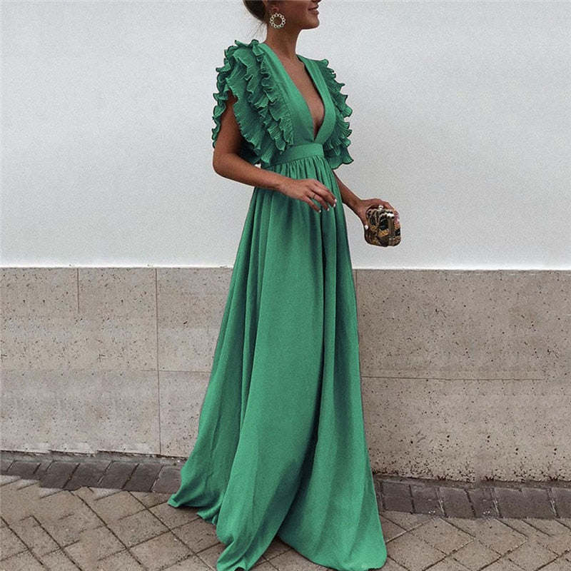 Women’s Elegant Maxi Dress Special Occasions | Evening