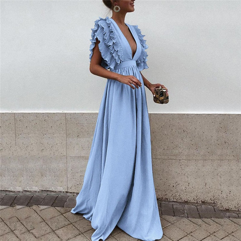 Women’s Elegant Maxi Dress Special Occasions | Evening