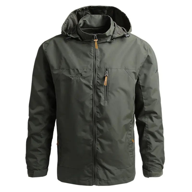 Men's Windbreaker Hooded with Zip | Winter