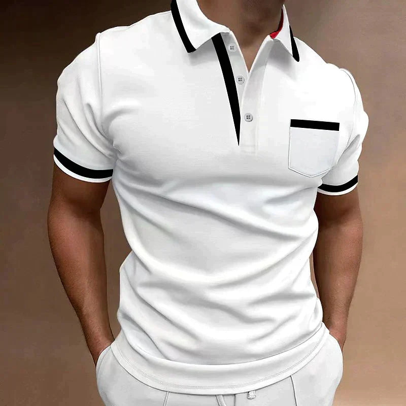 Jasper | Men's Tight Polo Shirt | Short Sleeve