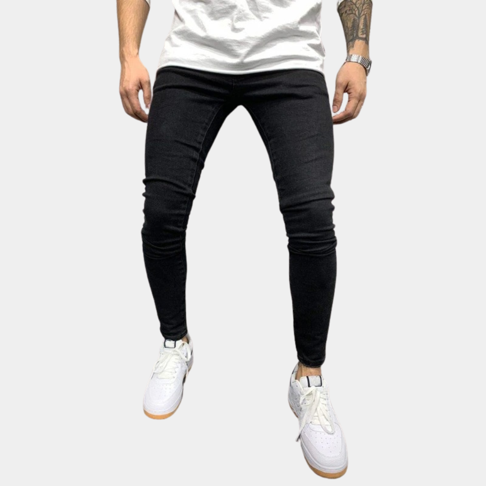 Alarico | Men's Slim Fit Low Rise Jeans