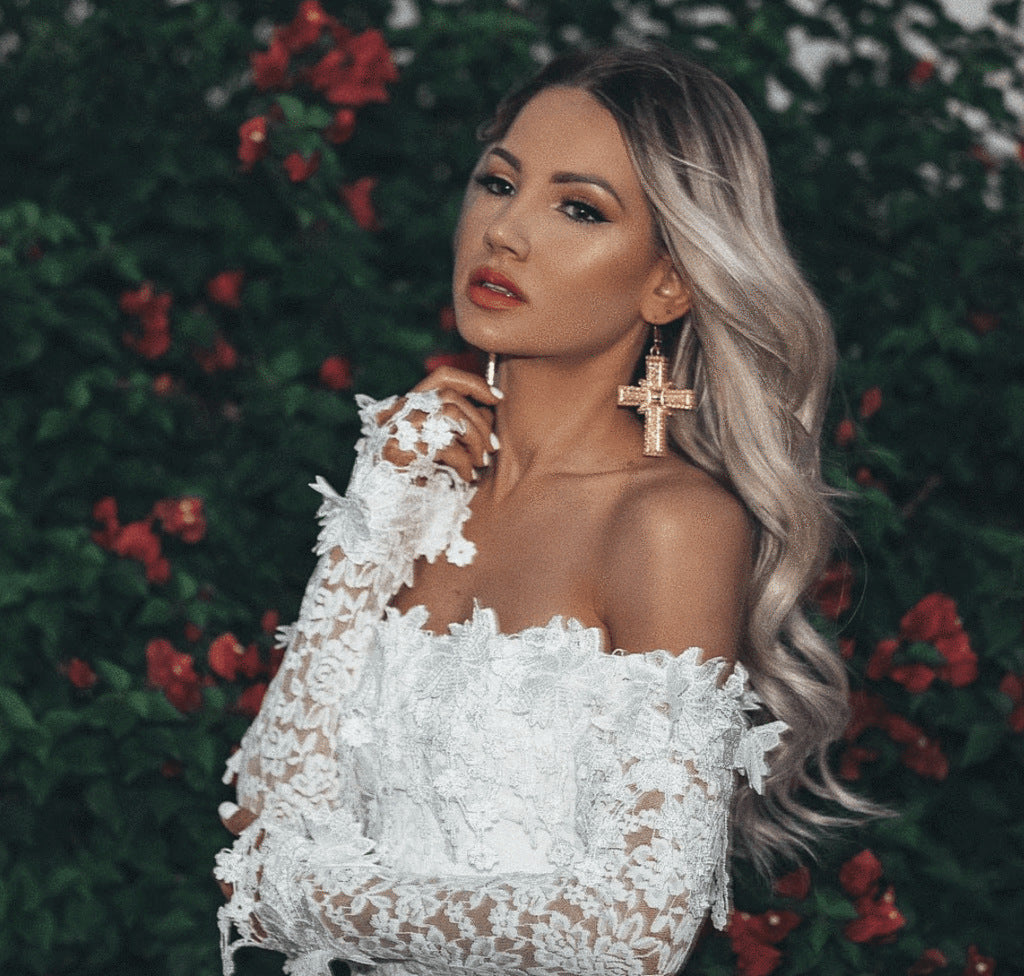 Elegant Women's Bridal Wedding Gown Dress Off-Shoulder | Mini