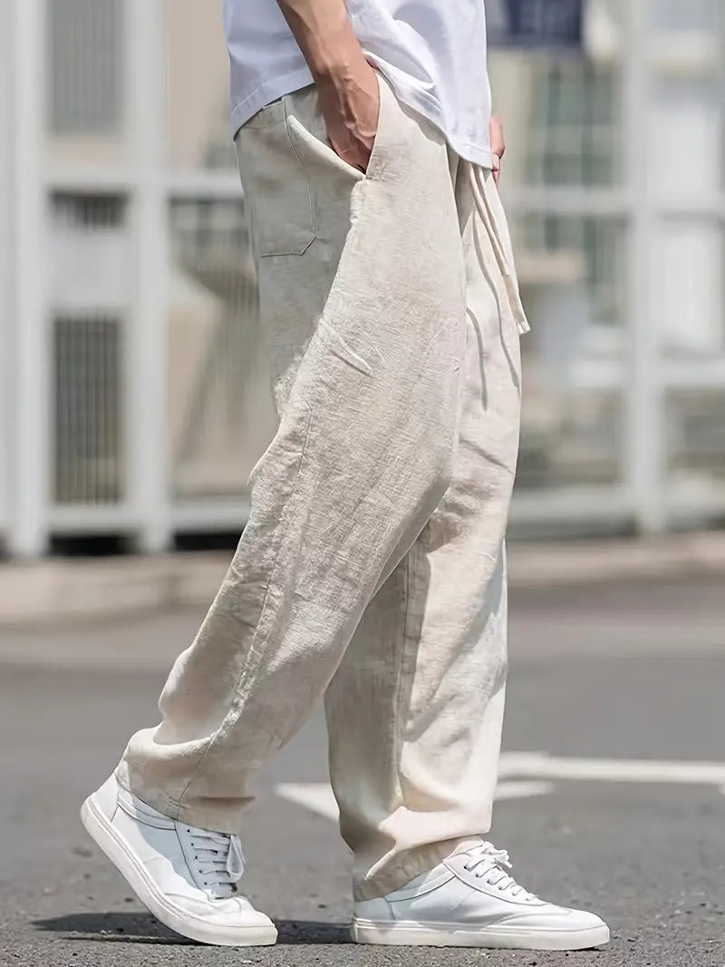 Elio | Men's Baggy Wide Leg Trousers