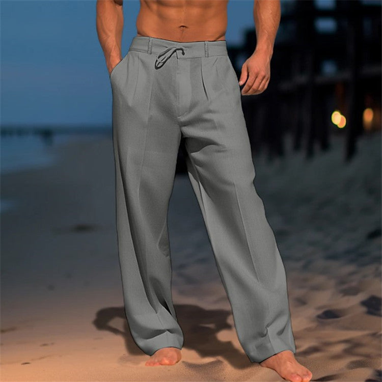 Elliot | Men's Wide Leg Trousers | Baggy Fit