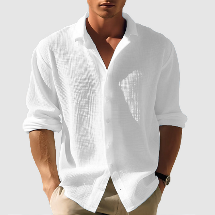 Enzo | Men's Casual Long Sleeve Shirt