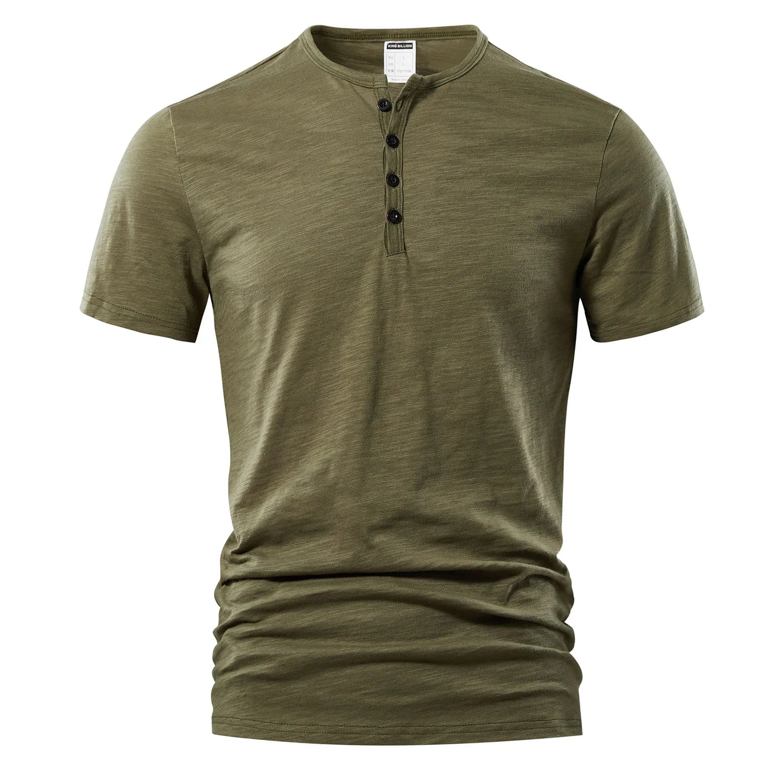Ettore | Men's Tight Fit Henley Shirt