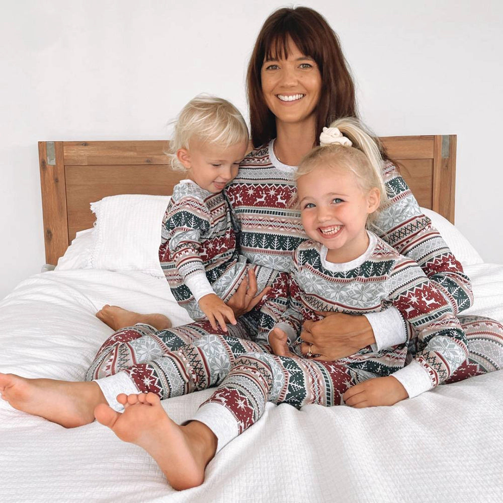 Family Christmas Pyjamas Festive Print | Fair Isle