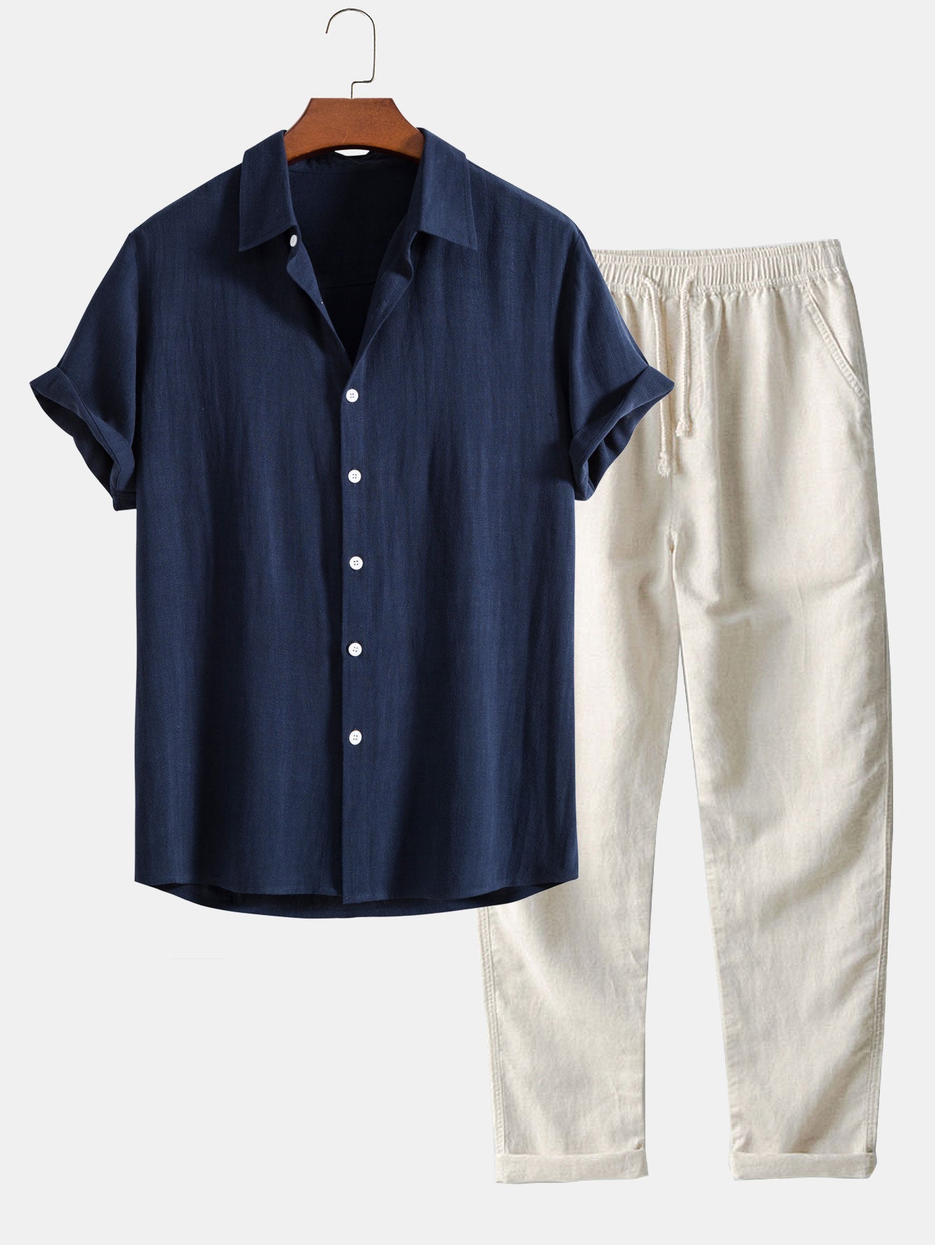Fraser | Men's Short Sleeve Set | Casual Shirt & Trousers