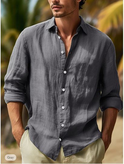 Gianluca | Men's Casual Button-Down Long Sleeve Shirt