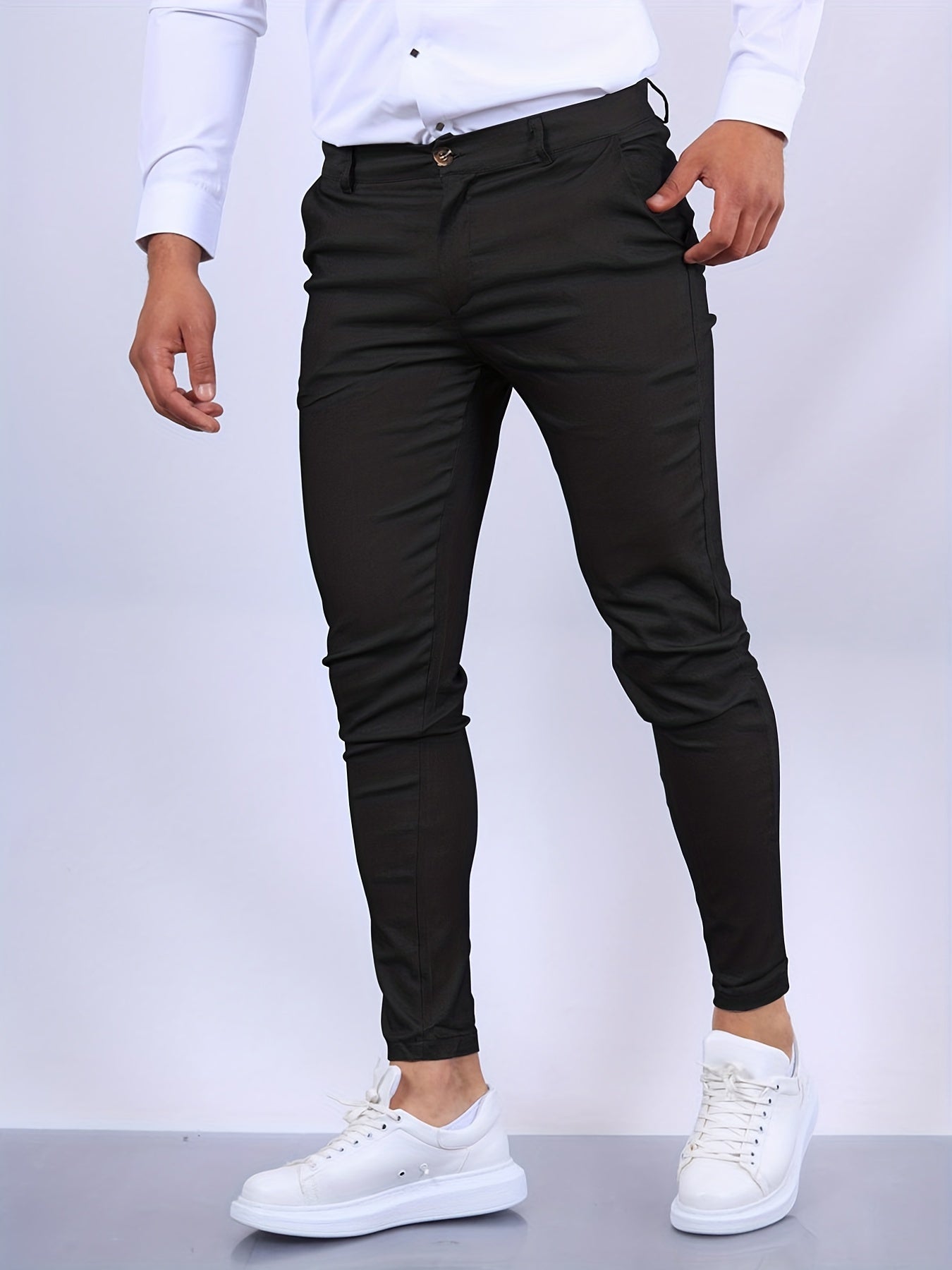 Isaac | Men's Slim Fit Trousers | Work