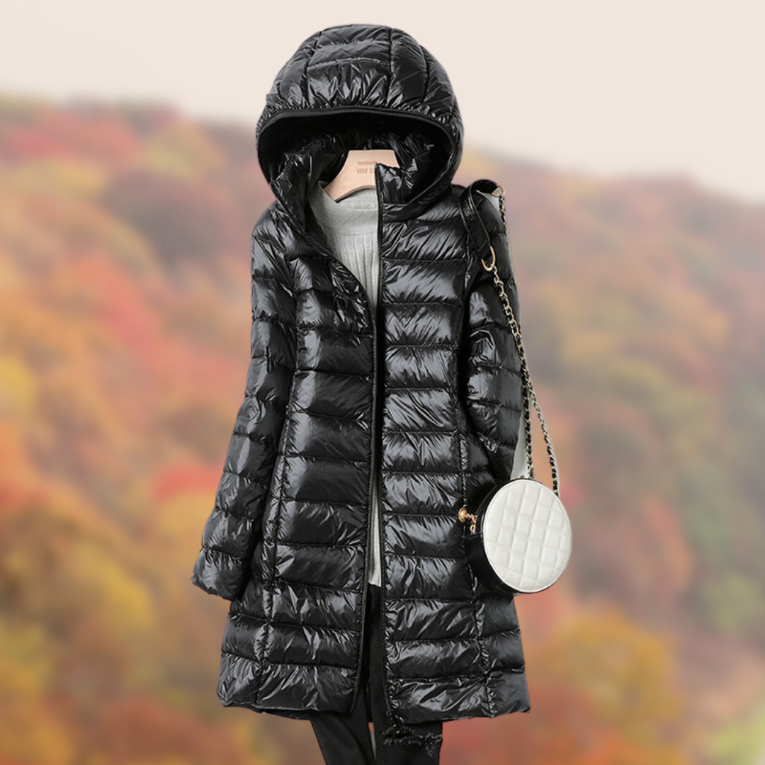 Lightweight Women's Puffer Jacket With Hood