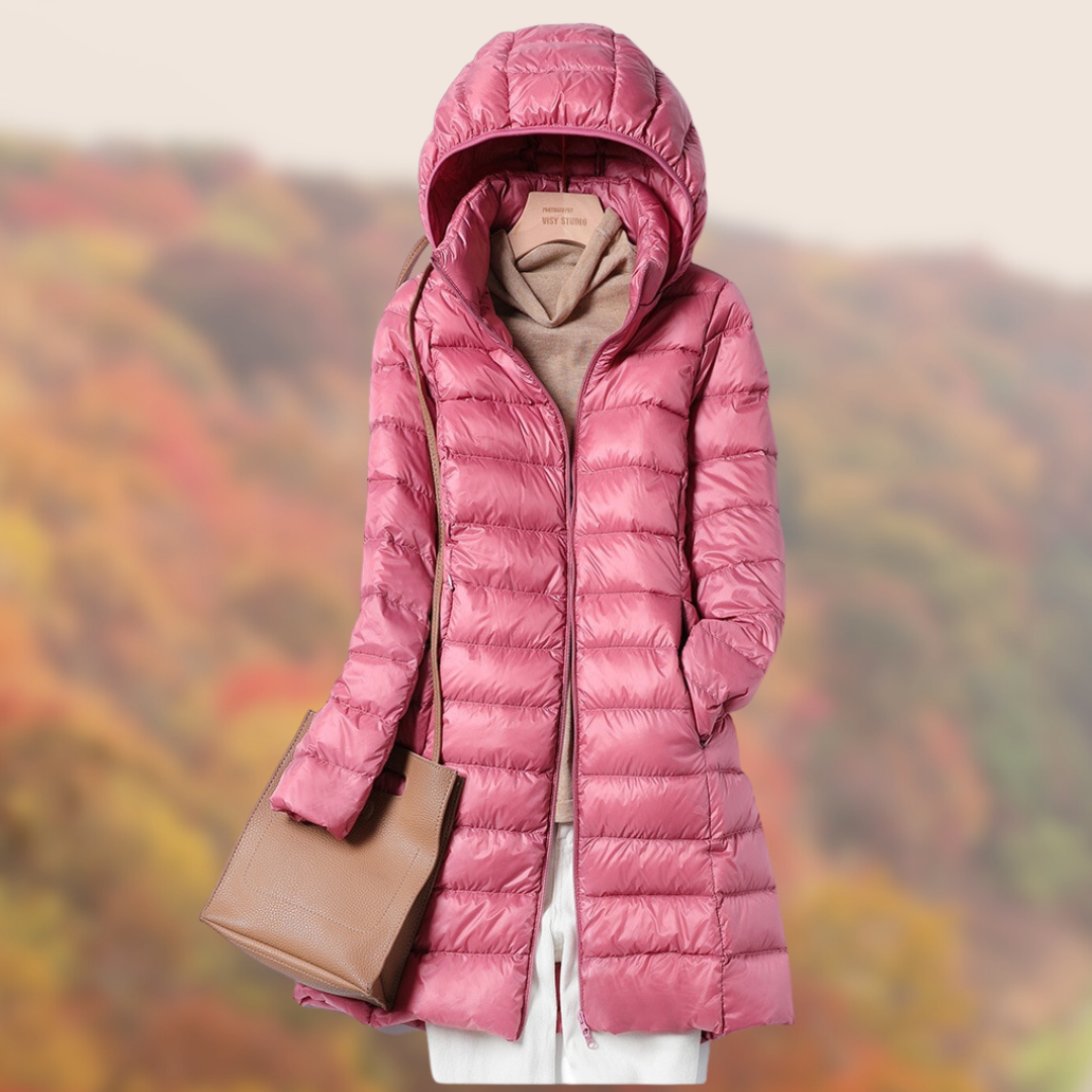 Lightweight Women's Puffer Jacket With Hood