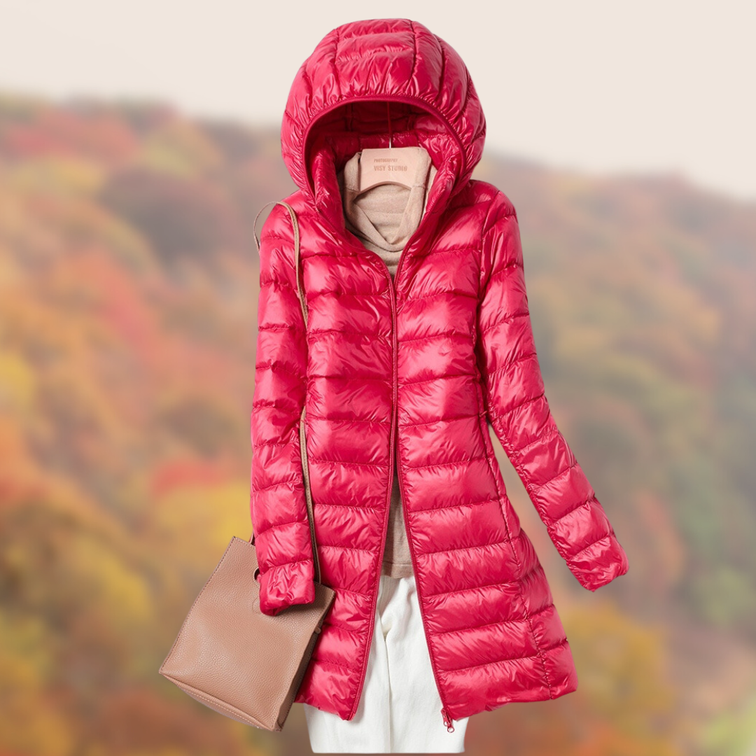 Lightweight Women's Puffer Jacket With Hood