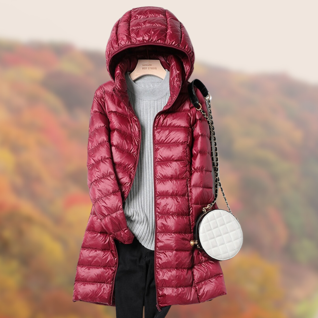 Lightweight Women's Puffer Jacket With Hood