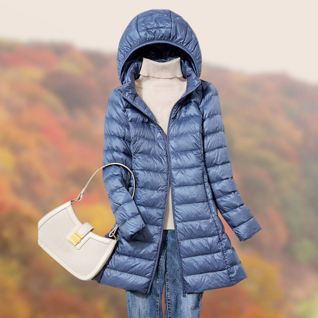 Lightweight Women's Puffer Jacket With Hood