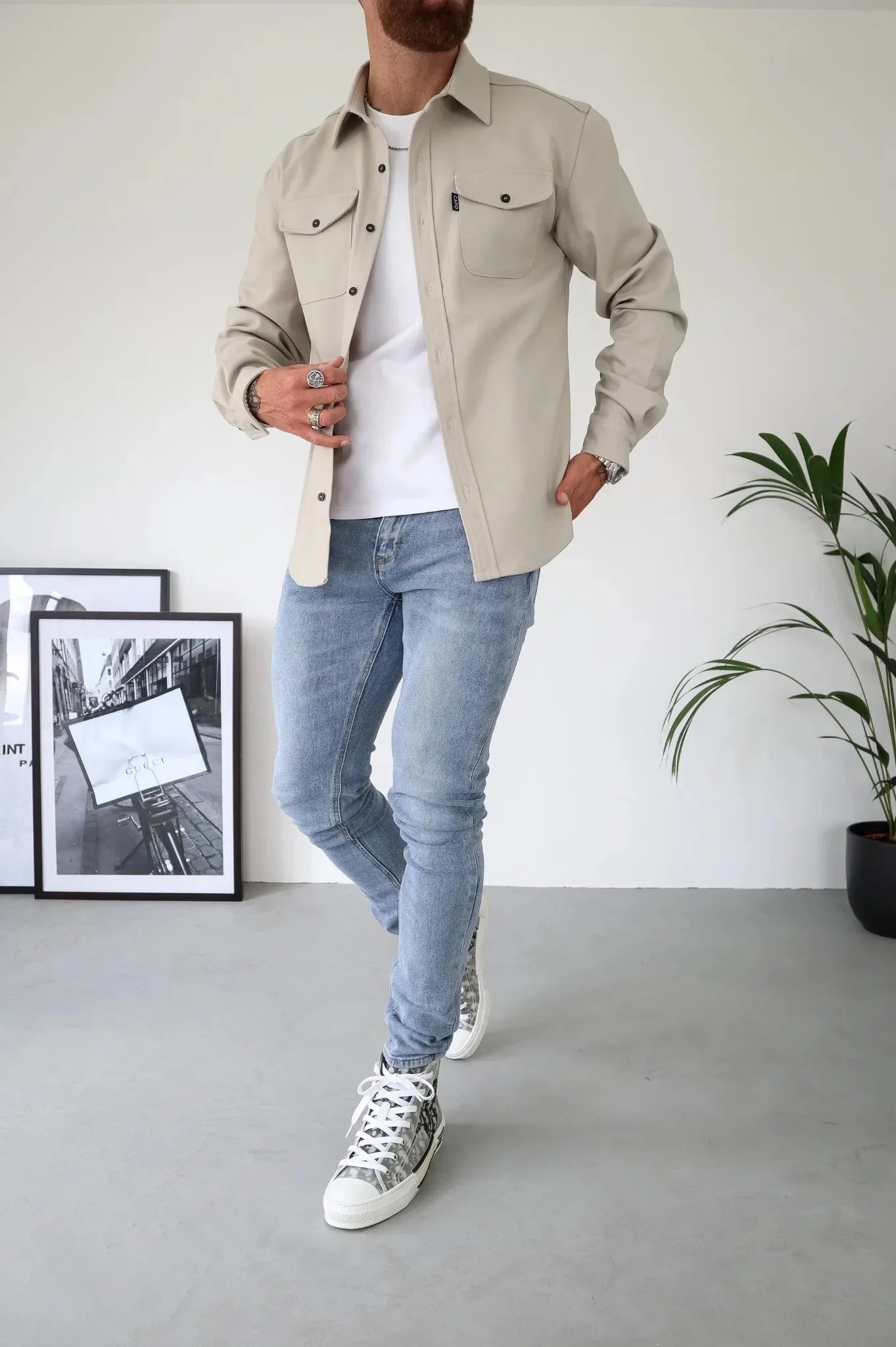 Lorenzo | Men's Lightweight Overshirt Jacket