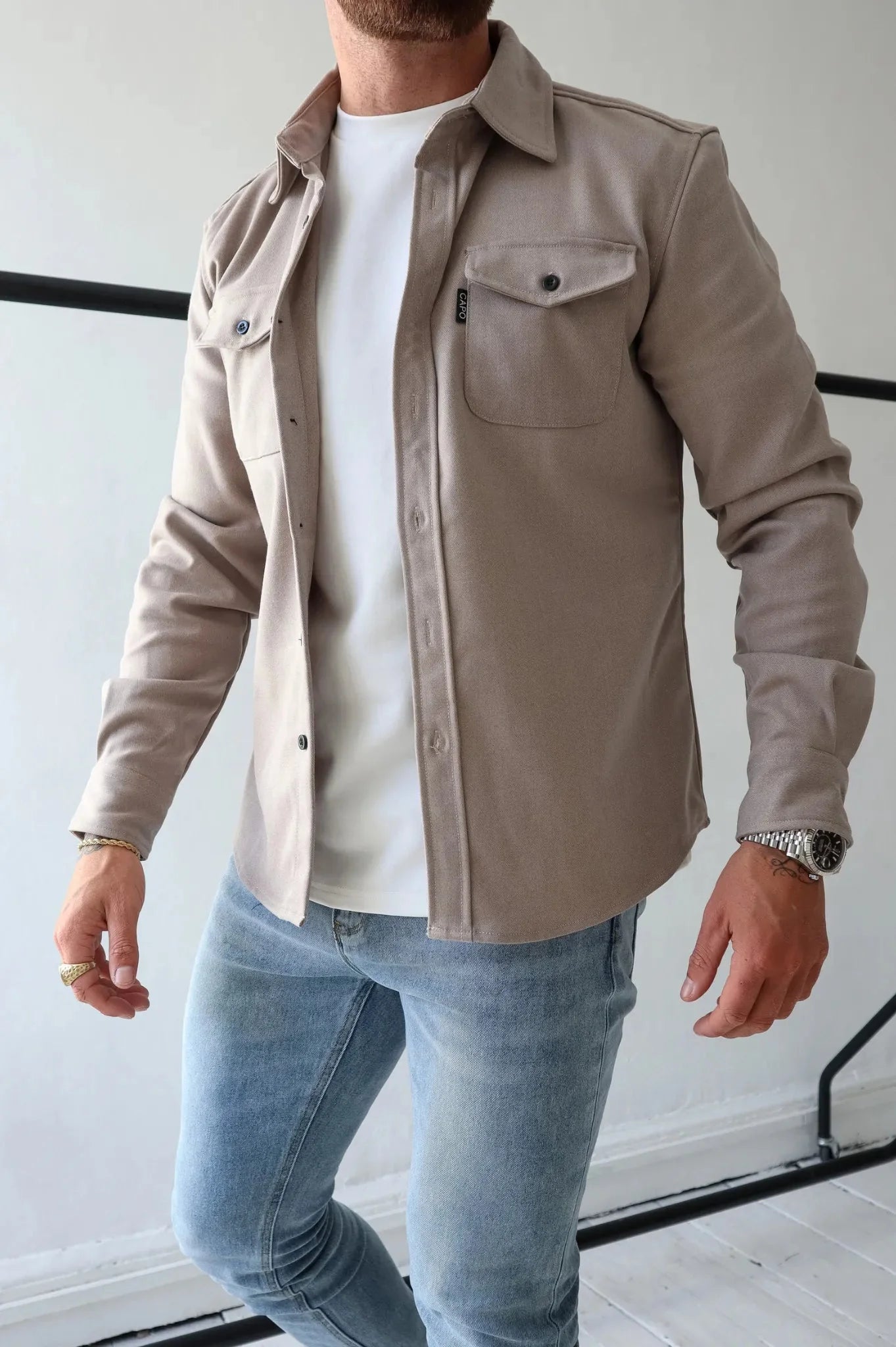 Lorenzo | Men's Lightweight Overshirt Jacket