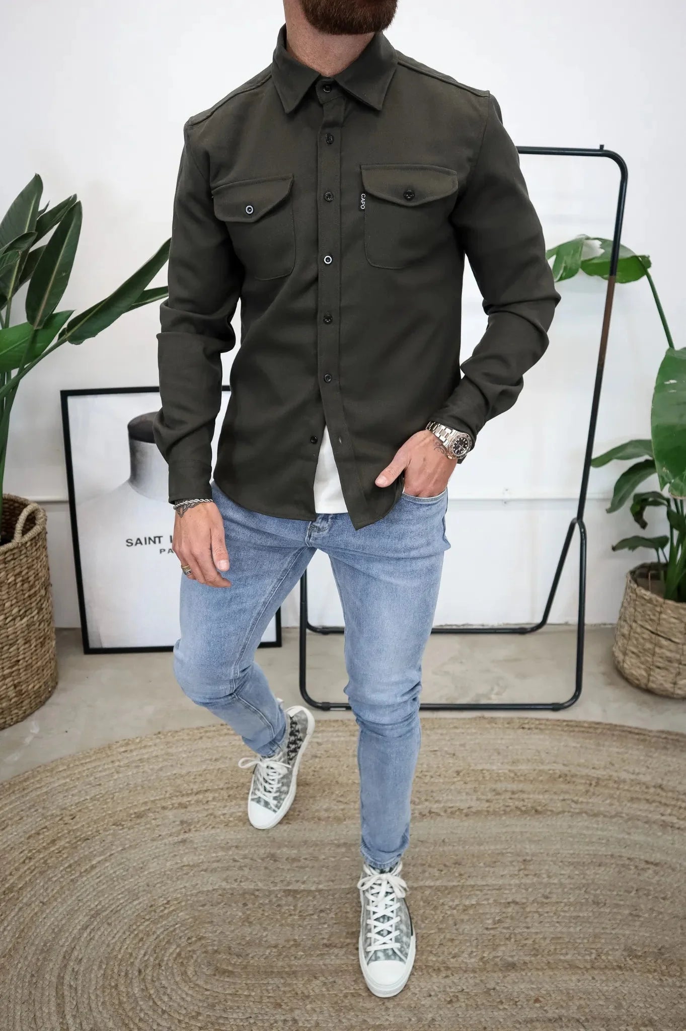 Lorenzo | Men's Lightweight Overshirt Jacket