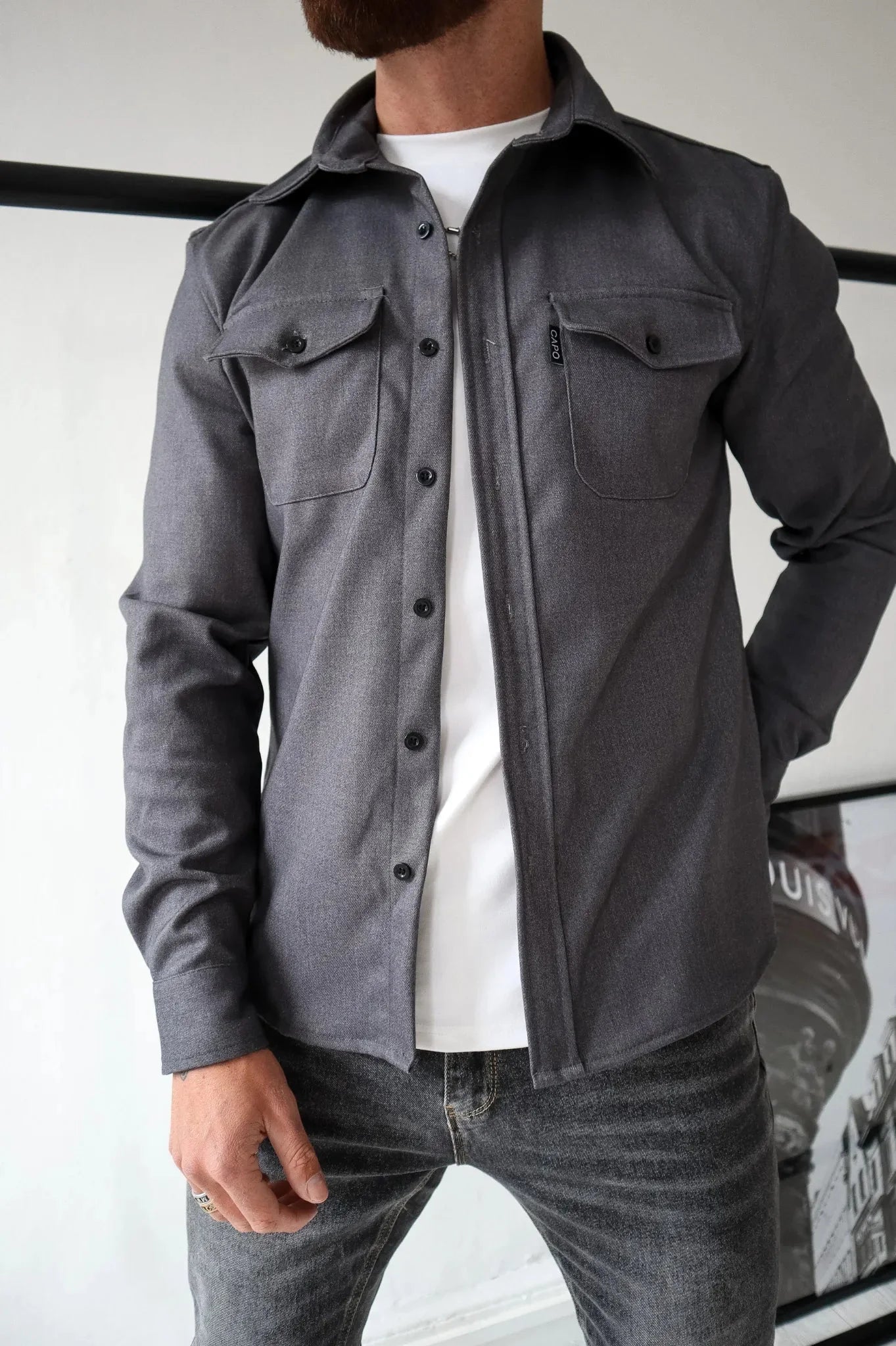 Lorenzo | Men's Lightweight Overshirt Jacket
