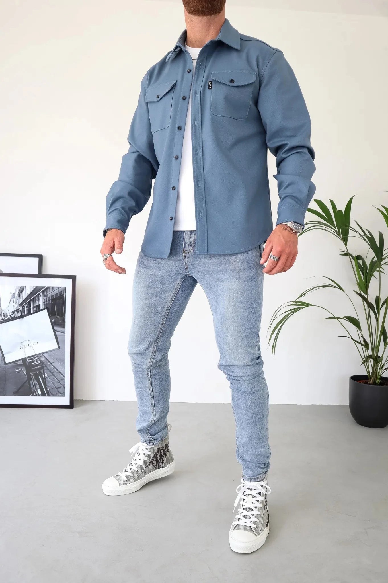 Lorenzo | Men's Lightweight Overshirt Jacket