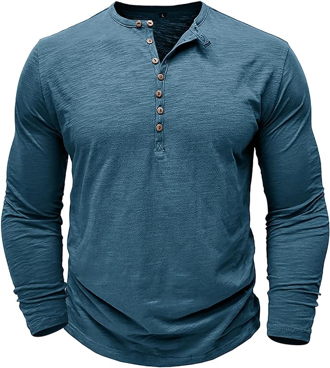 Matias | Men's Tight Henley Shirt