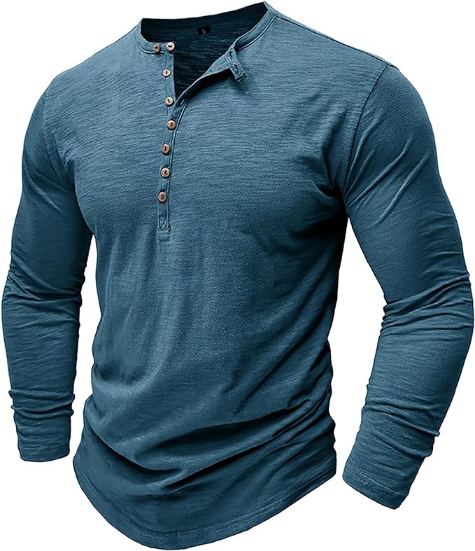 Matias | Men's Tight Henley Shirt
