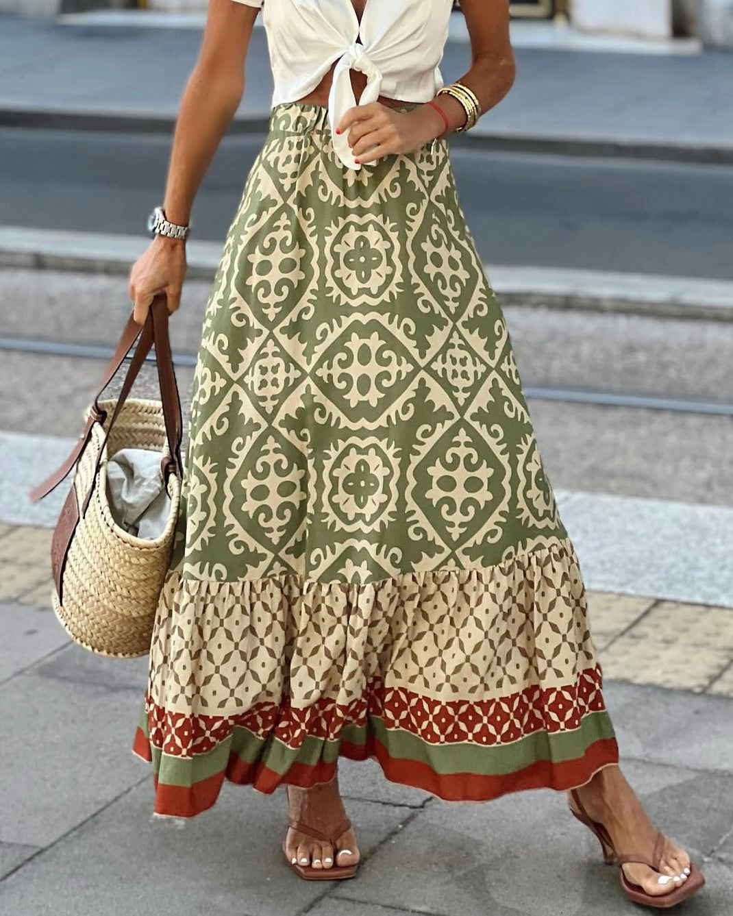 Maxi Skirt Women’s Long | Patterned Style