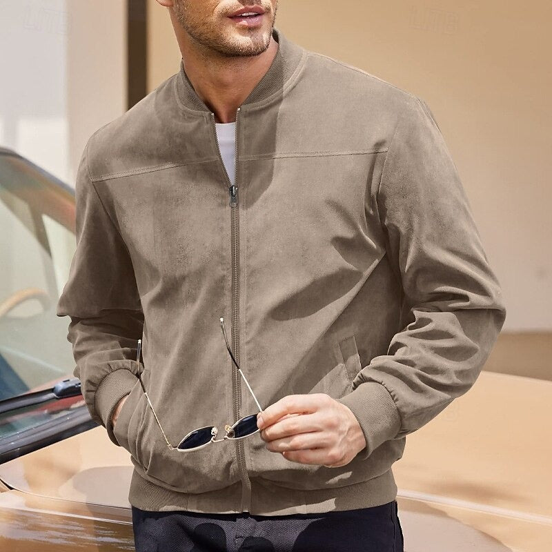 Men's Bomber Jacket Varsity Style | Casual
