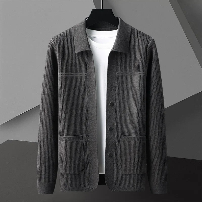 Men's Button Front Long Sleeve Cardigan | Casual