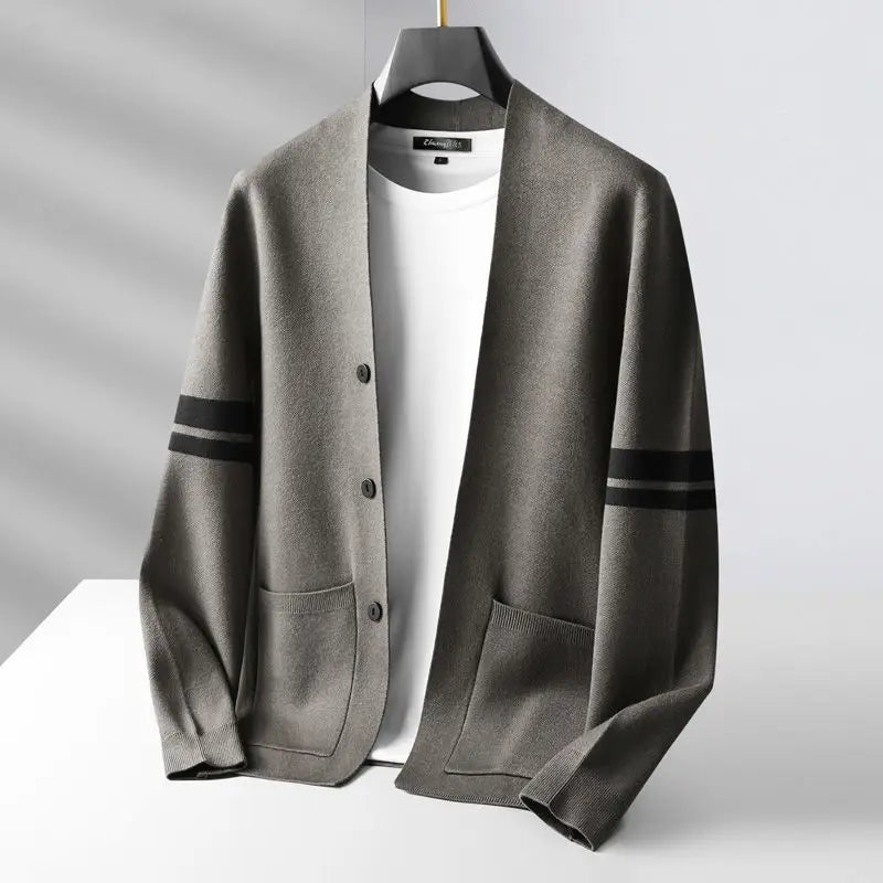 Men's Button Front Long Sleeve Cardigan | Casual
