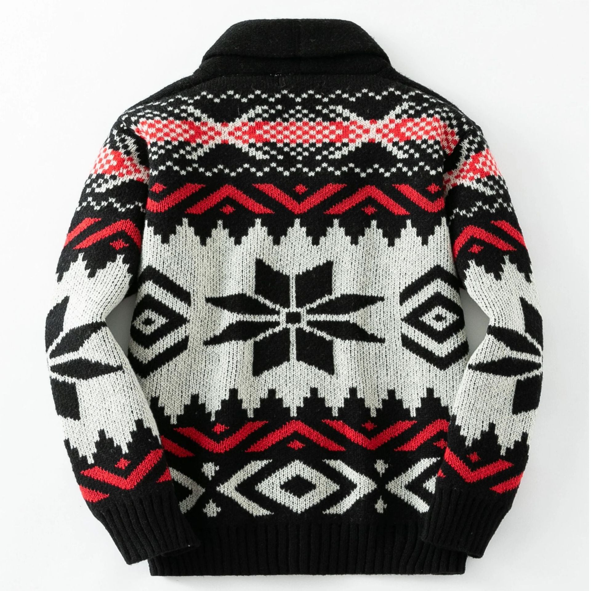 Men's Christmas Jumper Knit Cardigan | Patterned