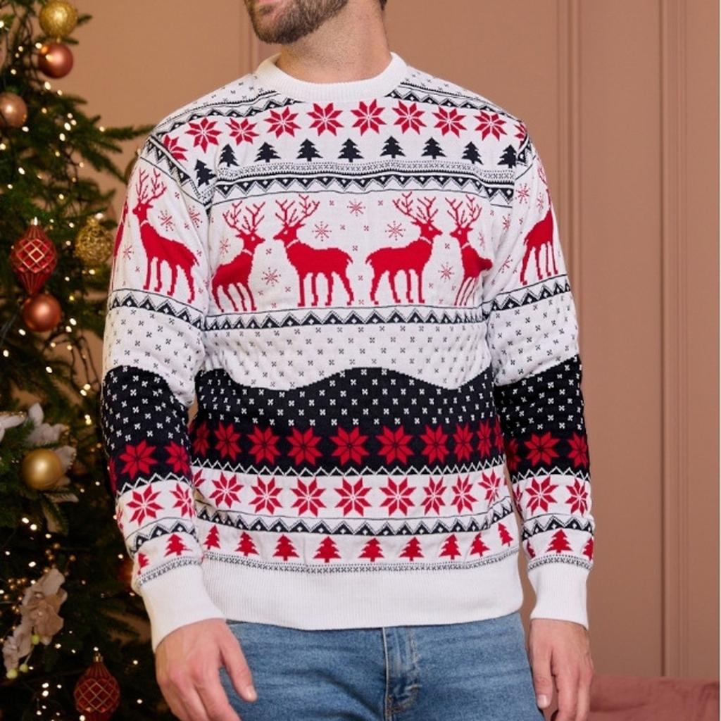Men's Christmas Jumper Knit Sweater | Holiday