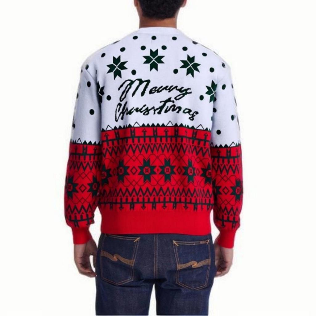 Men's Christmas Jumper Knit Sweater | Patterned