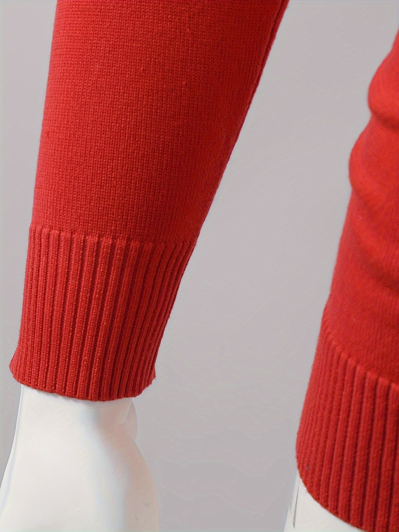 Men’s Christmas Jumper Reindeer Pattern | Red Festive