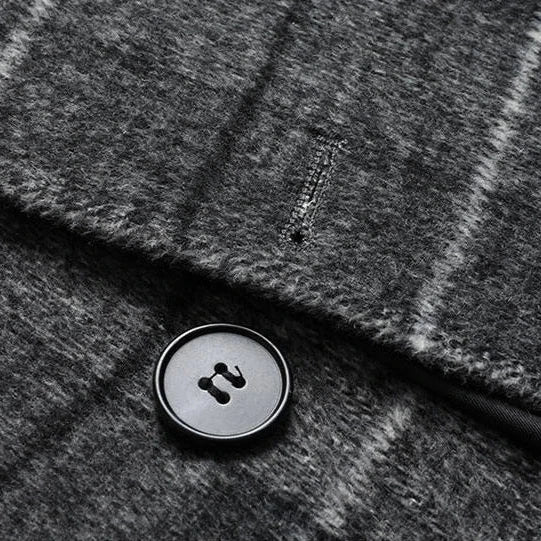 Men's Coat Checked Trench | Winter