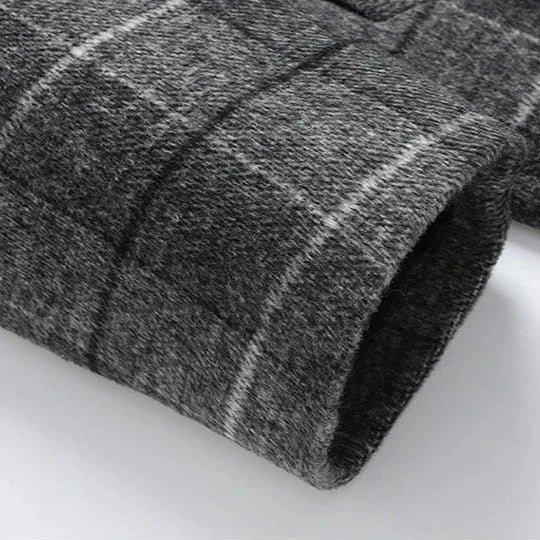 Men's Coat Checked Trench | Winter