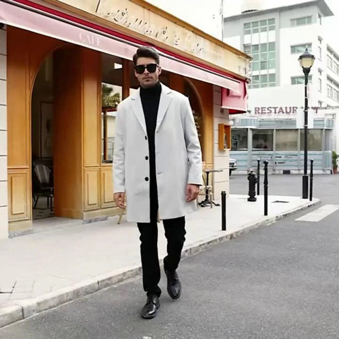 Men's Coat Long Formal | Trench