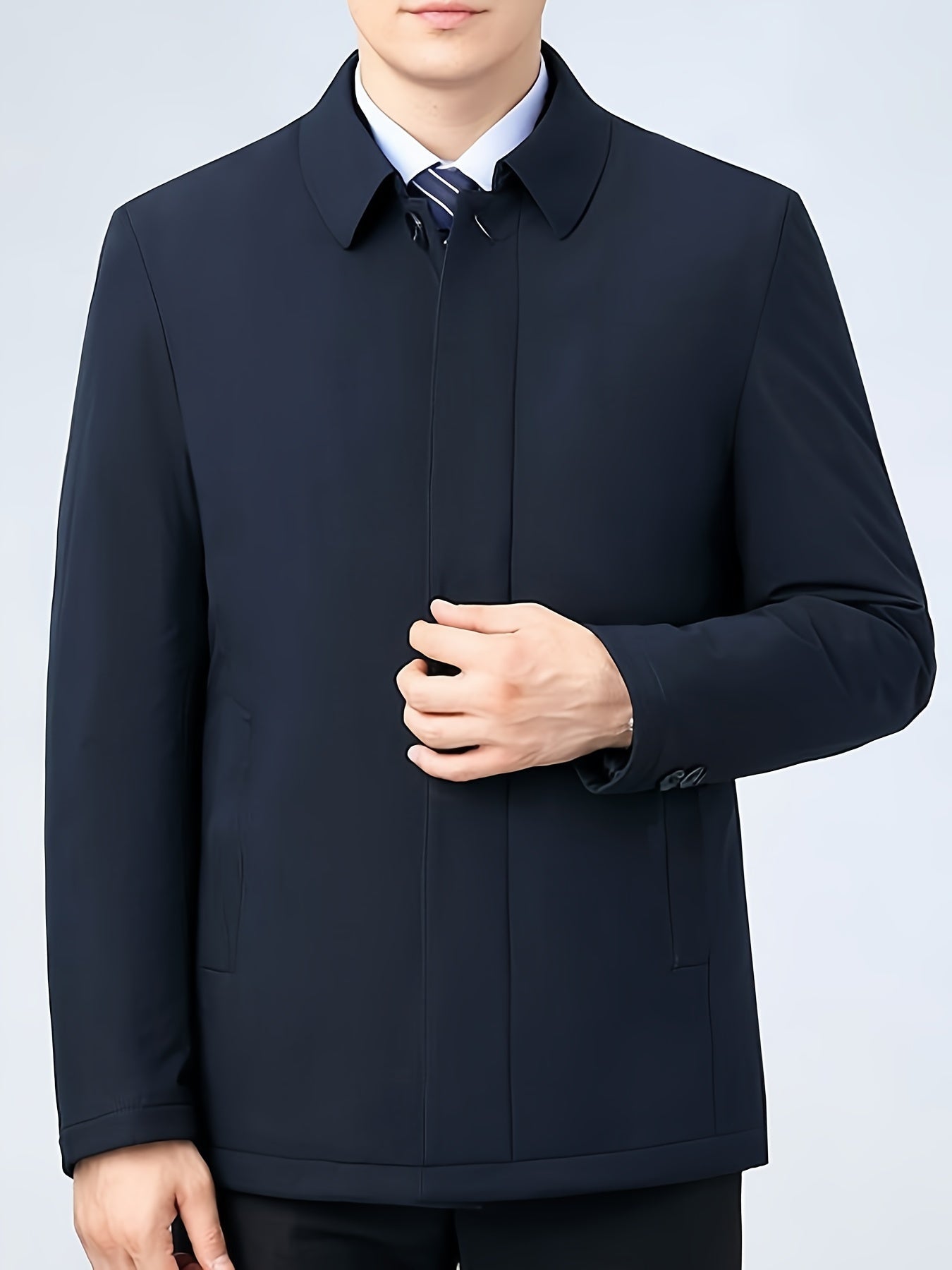 Men's Coat Quilted Lining | Winter