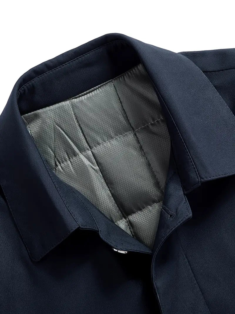 Men's Coat Quilted Lining | Winter