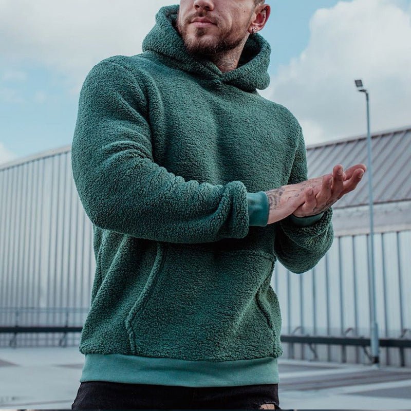 Men's Cozy Pullover Hoodie Relaxed Fit Winterwear | Jumper