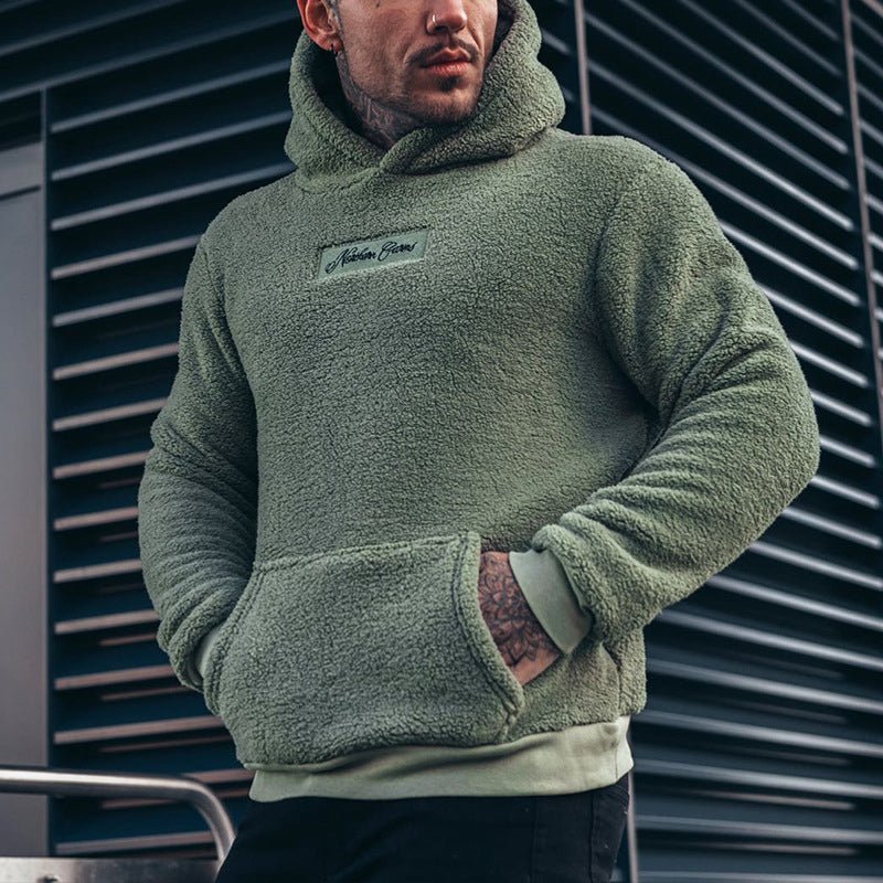 Men's Cozy Pullover Hoodie Relaxed Fit Winterwear | Jumper