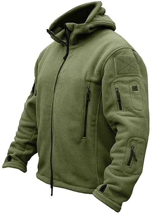 Men's Fleece Jacket Hooded with Zip | Winter
