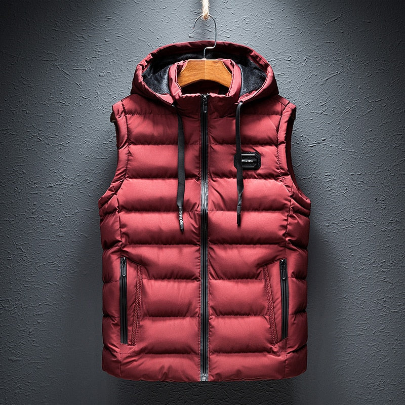 Men's Gilet Hooded Puffer | Winter