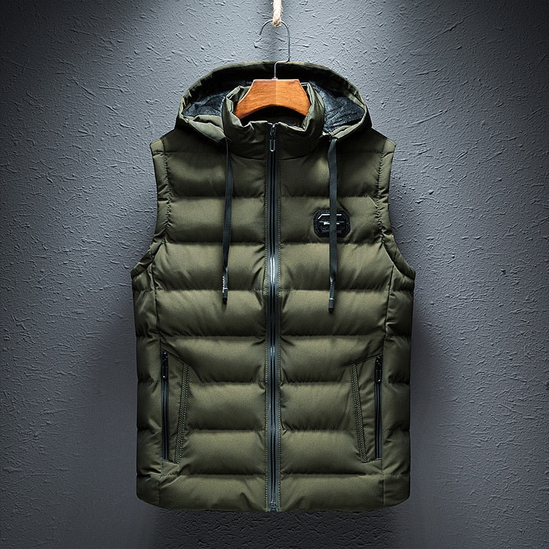 Men's Gilet Hooded Puffer | Winter