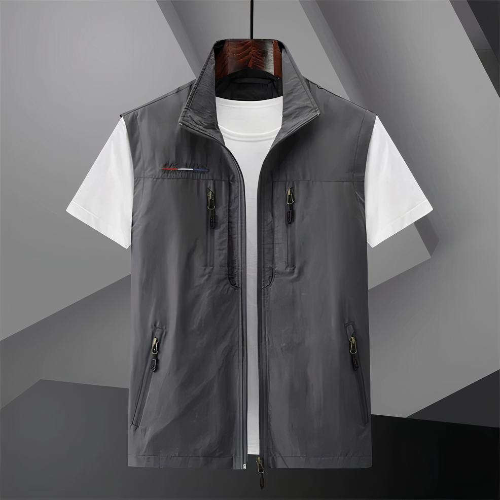 Men's Gilet Outdoor Zip Pockets | Lightweight