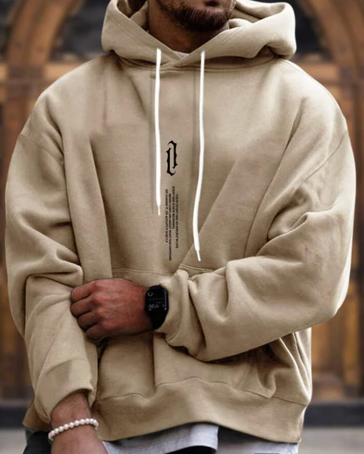 Men's Graphic Hoodie Oversized Fit Streetwear | Pullover